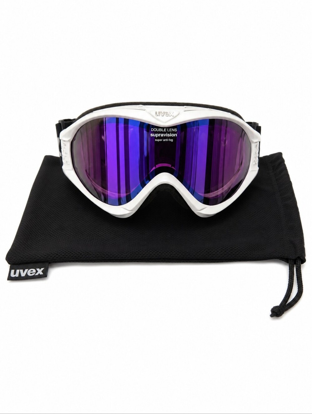 Uvex Onyx Ski Snowboard Goggles Purple Lens  w/ Bag